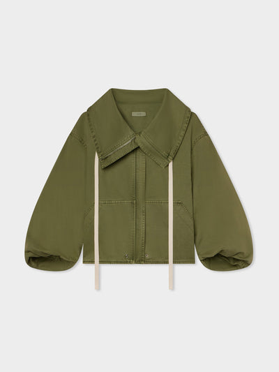 Co Rolled collar jacket at Collagerie