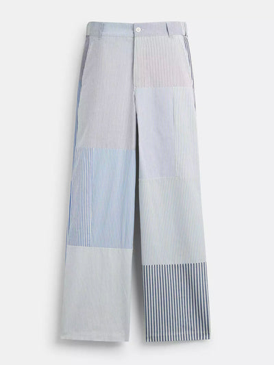Coach Patchwork striped pants at Collagerie