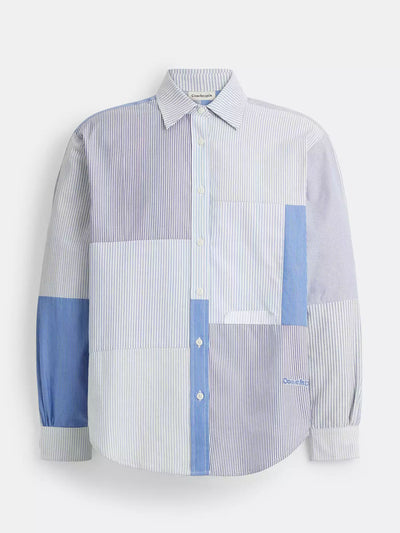 Coach Patchwork striped shirt at Collagerie