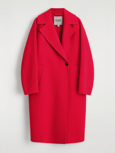 Cos Oversized double-breasted wool coat at Collagerie
