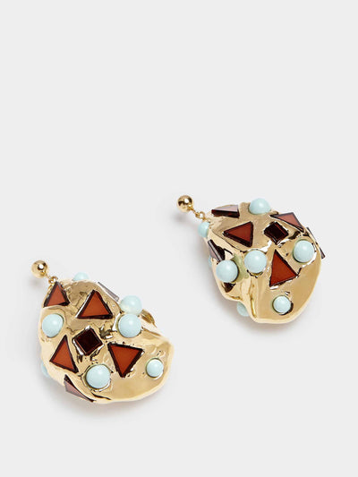 Colville Odyssey gold-plated earrings at Collagerie