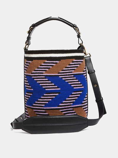 Colville Midi Arrow Cylinder bag at Collagerie