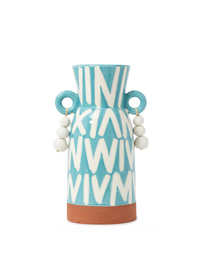 The Conran Shop Illi vase in blue at Collagerie