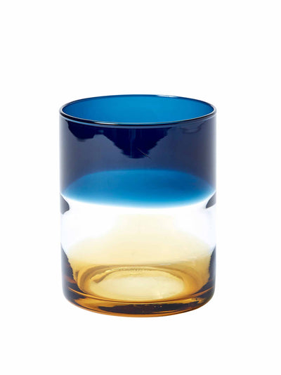 The Conran Shop Ombre tumbler blue & amber at Collagerie