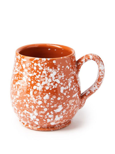 The Conran Shop Large splatter mug in orange at Collagerie