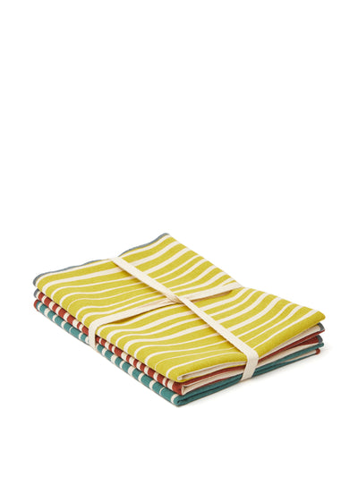 The Conran Shop Serenitea striped tea towels (set of 3) at Collagerie