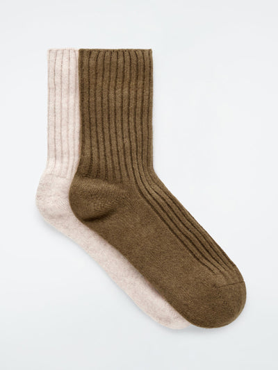 Cos Cashmere socks (set of 2) at Collagerie