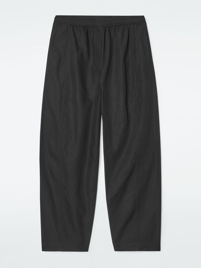 Cos Barrel-leg cotton trousers at Collagerie