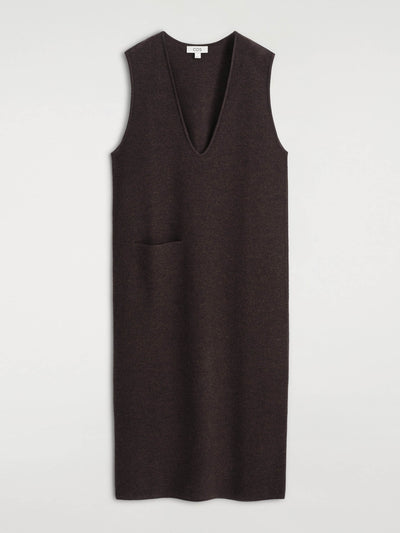 Cos Boiled-wool midi dress at Collagerie