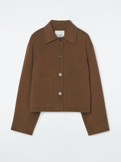 Cos Boxy double-faced wool jacket at Collagerie