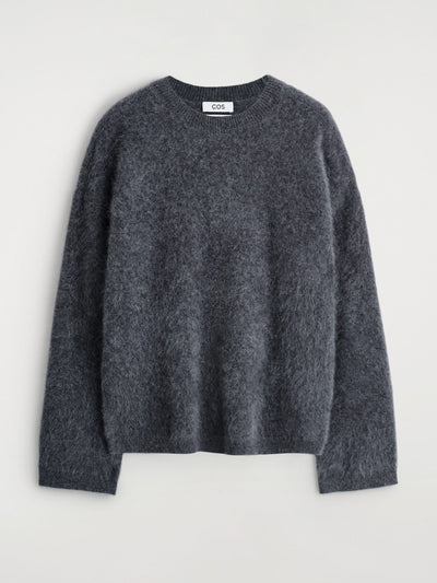 Cos Brushed-cashmere crew-neck jumper at Collagerie