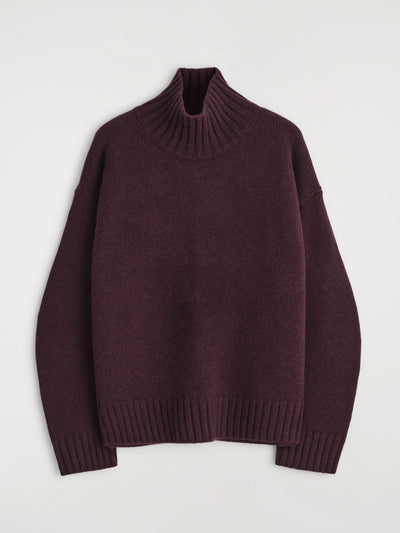 Cos Cashmere funnel-neck jumper at Collagerie