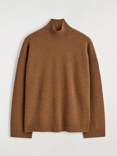 Cos Cashmere funnel-neck jumper at Collagerie