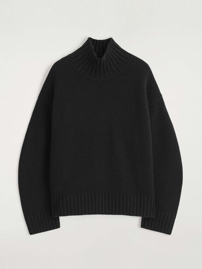 Cos Cashmere funnel-neck jumper at Collagerie