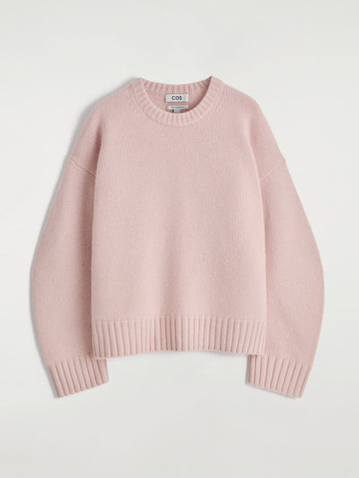 Cos Chunky cashmere crew-neck jumper at Collagerie