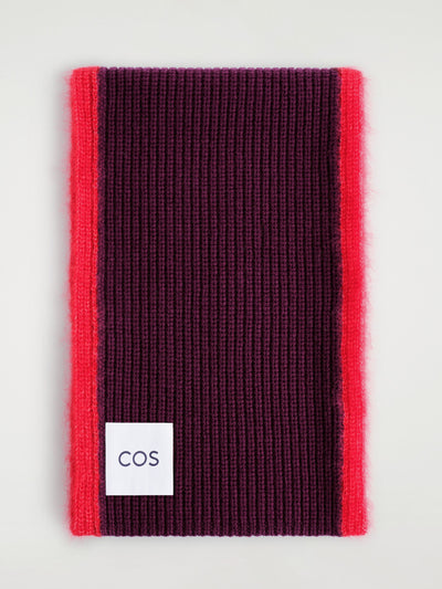 Cos Chunky wool-mohair scarf at Collagerie