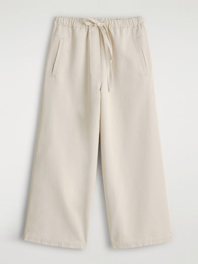 Cos Cropped denim wide-leg trousers at Collagerie