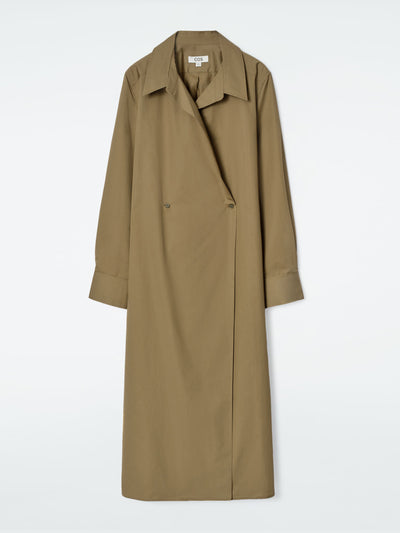Cos Double-breasted midi shirt dress at Collagerie