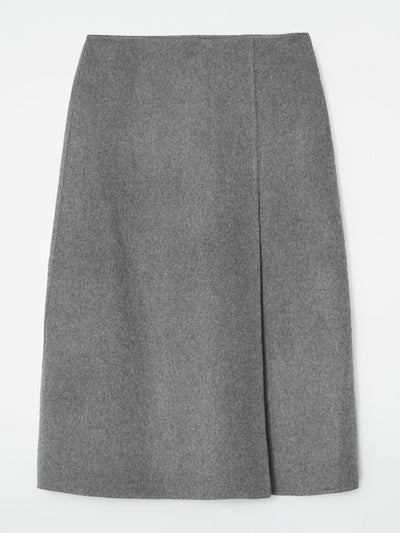 Cos Double-faced wool midi skirt at Collagerie