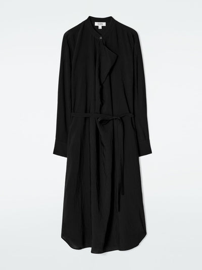 Cos Draped belted midi dress at Collagerie