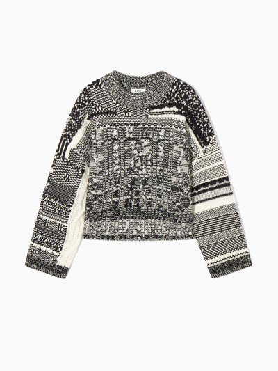 Cos Fair isle wool and cashmere jumper at Collagerie