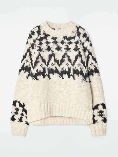 Cos Fair Isle wool jumper at Collagerie