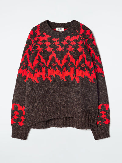 Cos Fair Isle wool jumper at Collagerie