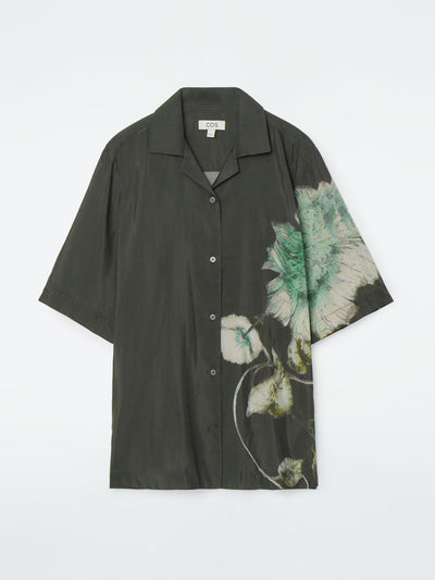 Cos Floral resort shirt at Collagerie