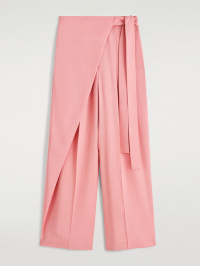 Cos Fluid wrap-front trousers at Collagerie