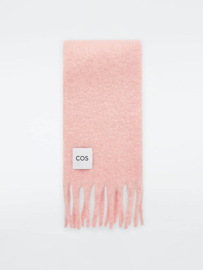 Cos Fringed brushed-mohair scarf at Collagerie