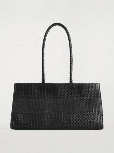 Cos Gallery hand-woven tote bag at Collagerie