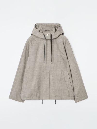 Cos Hooded wool utility jacket at Collagerie