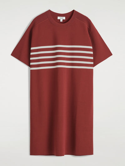 Cos Knitted t-shirt dress at Collagerie