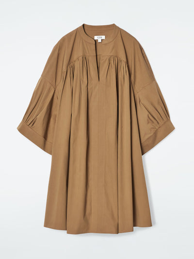 Cos Pleated mini tunic dress at Collagerie