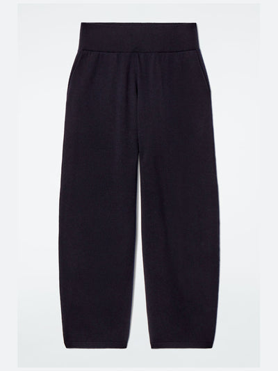 Cos Merino wool barrel-leg trousers at Collagerie