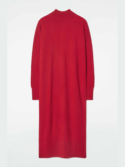Cos Merino wool turtleneck dress at Collagerie