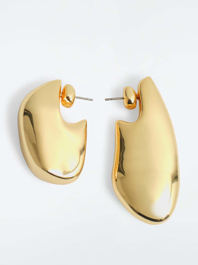 Cos Mismatched pebble earrings at Collagerie