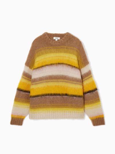 Cos Mohair crew-neck jumper at Collagerie
