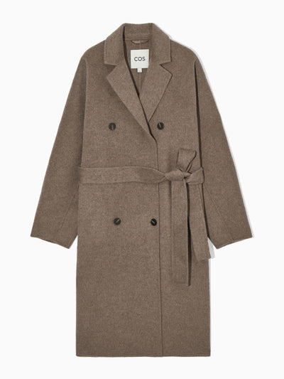 Cos Oversized double breasted wool coat at Collagerie