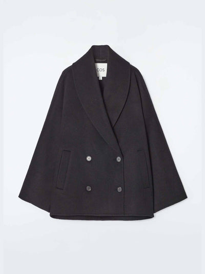 Cos Double-faced wool peacoat at Collagerie