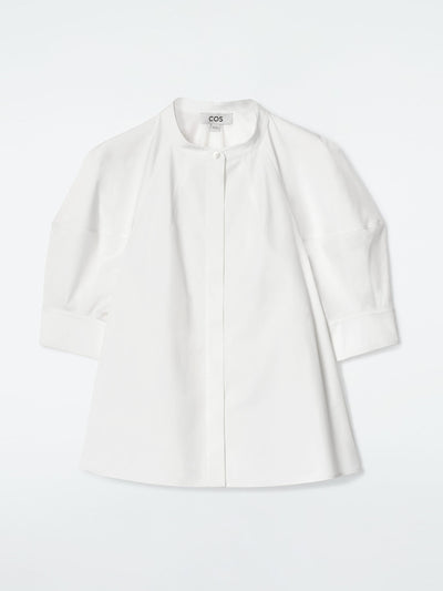 Cos Puff-sleeve blouse at Collagerie