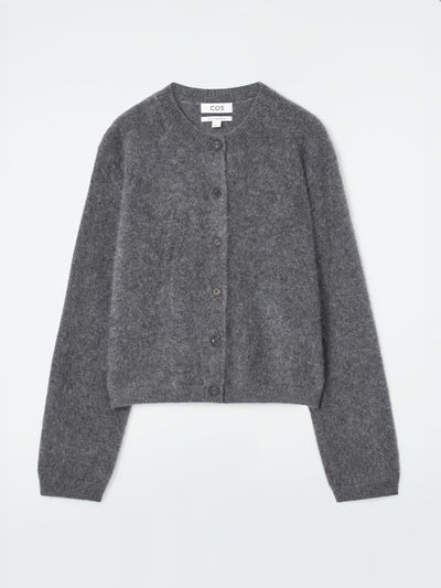 Cos Pure brushed-cashmere cardigan at Collagerie