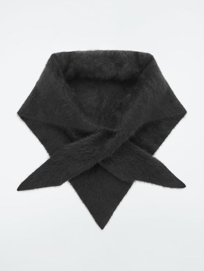 Cos Pure brushed-cashmere triangle scarf at Collagerie