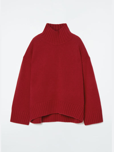 Cos Chunky pure cashmere turtleneck jumper at Collagerie