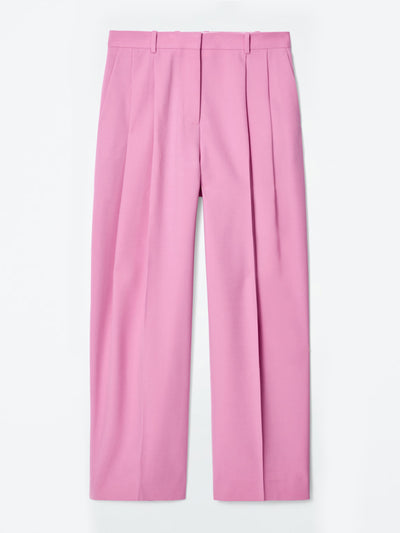 Cos Relaxed twill wide-leg trousers at Collagerie