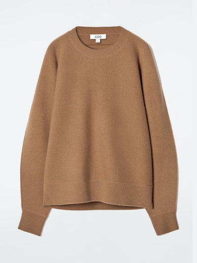 Cos Rounded double-faced wool jumper at Collagerie