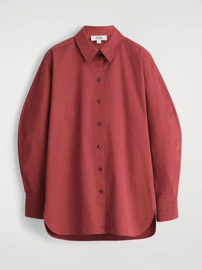 Cos Rounded pima cotton shirt at Collagerie