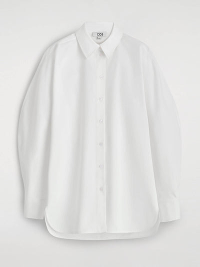 Cos Rounded pima cotton shirt at Collagerie