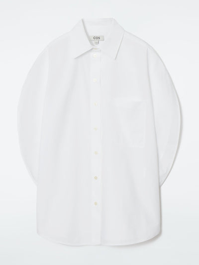 Cos Rounded short-sleeved shirt at Collagerie