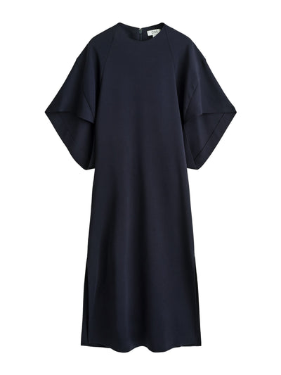 Cos Sculptural draped midi dress at Collagerie